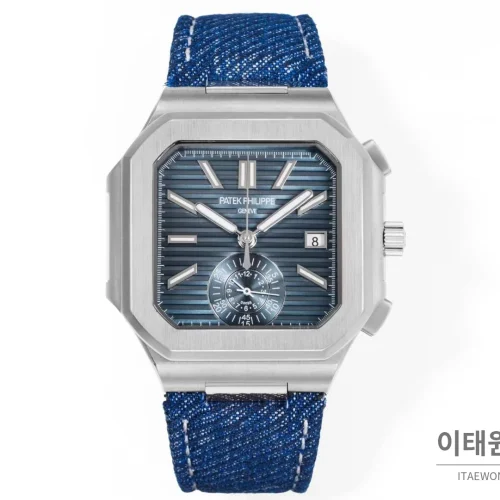 파텍필립 노틸러스 스틸 크로노그래프 오토매틱 44mm 5980/1A-014 블루 다이얼 블루 나일론 스트랩 (3) 파텍필립 노틸러스 스틸 크로노그래프 오토매틱 44mm 5980/1A-014 블루 다이얼 블루 나일론 스트랩 (3)