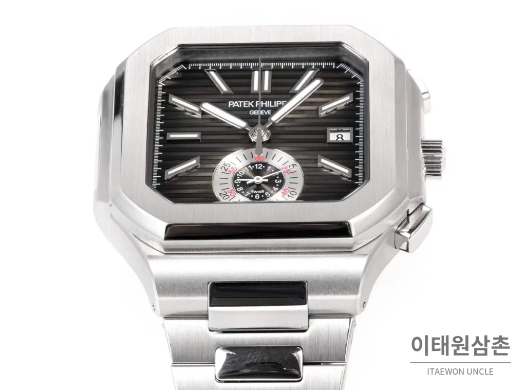 파텍필립 노틸러스 스틸 크로노그래프 오토매틱 44mm 블랙 (4)