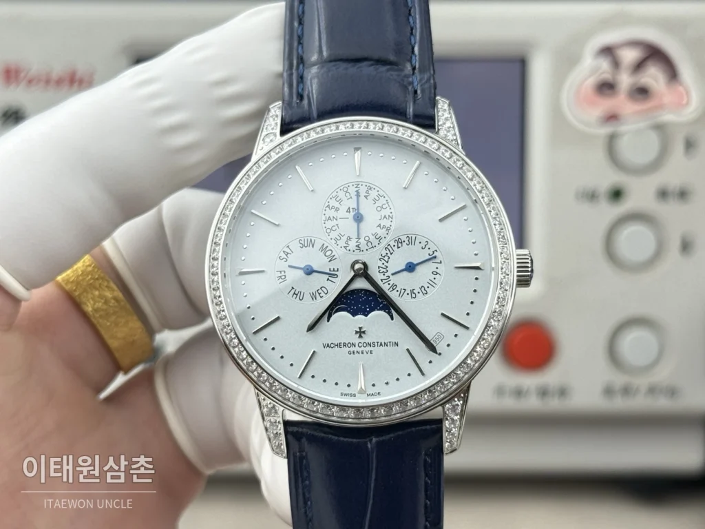 파텍필립 패트리모니 오토매틱 아이스블루 다이얼