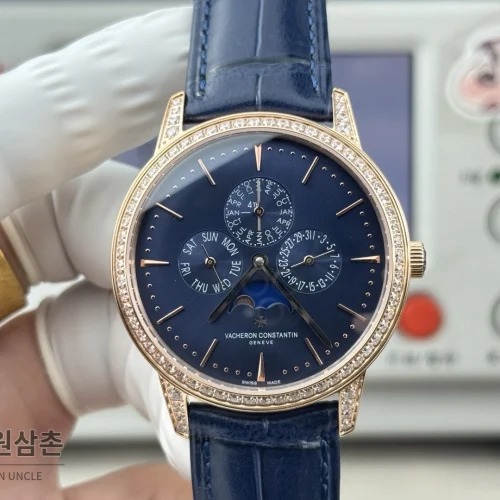 파텍필립 패트리모니 오토매틱 네이비 다이얼