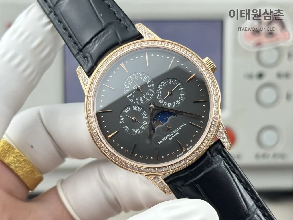 파텍필립 패트리모니 오토매틱 블랙 다이얼