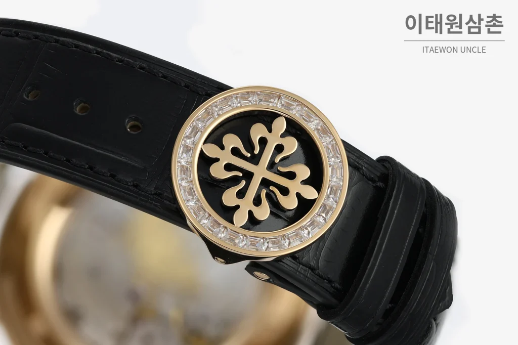 파텍필립 스카이문 오토매틱 44mm 블랙 다이얼