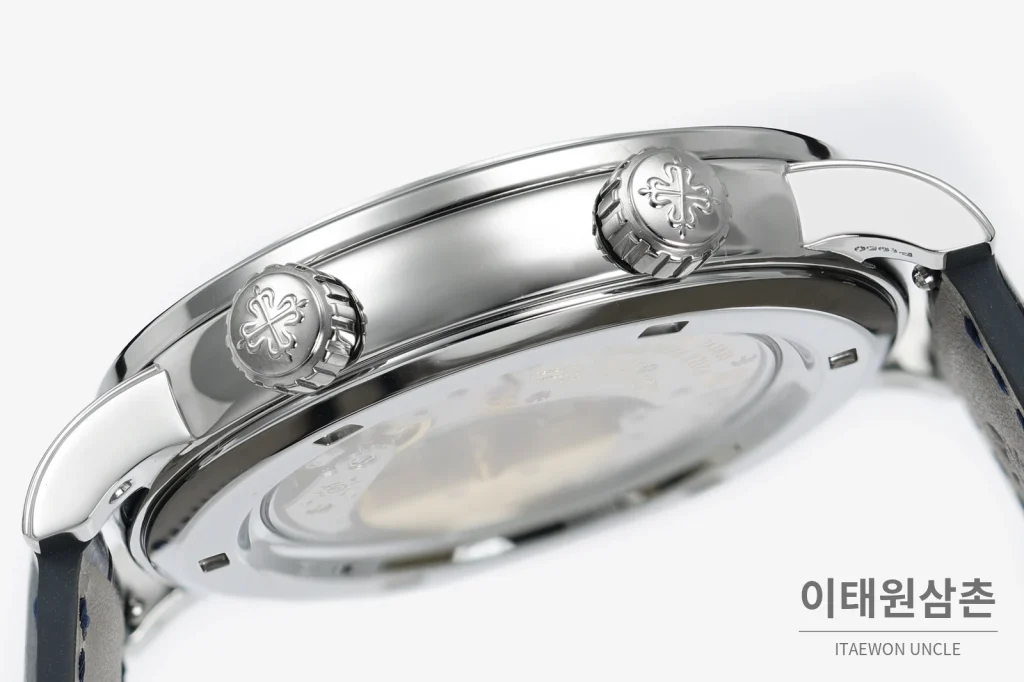 파텍필립 스카이문 오토매틱 44mm 블루 다이얼