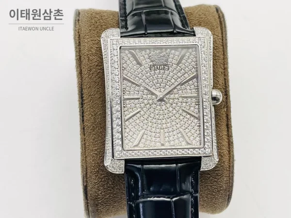 피아제 AF3 블랙 다이아몬드 베젤 오토매틱 41mm 화이트 다이얼 피아제 AF3 블랙 다이아몬드 베젤 오토매틱 41mm 화이트 다이얼