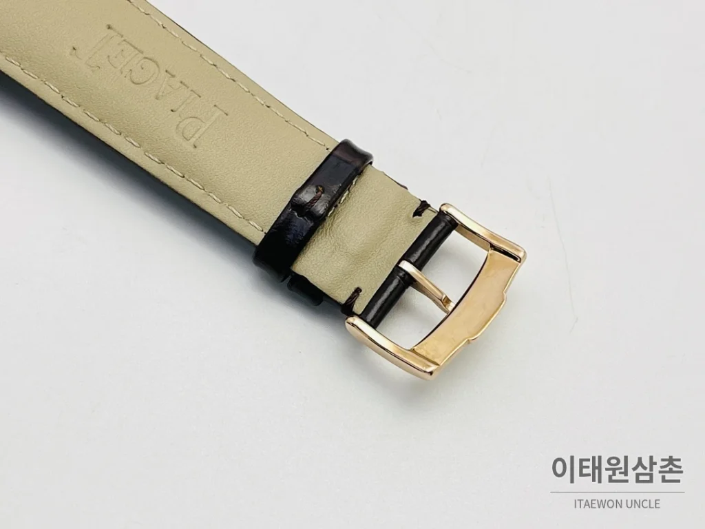 피아제 AF3 블랙 다이아몬드 베젤 오토매틱 41mm 샴페인 다이얼