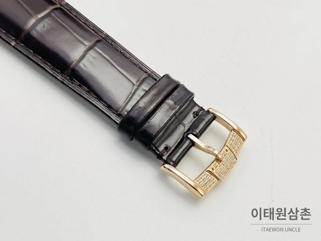 피아제 AF3 블랙 다이아몬드 베젤 오토매틱 41mm 샴페인 다이얼
