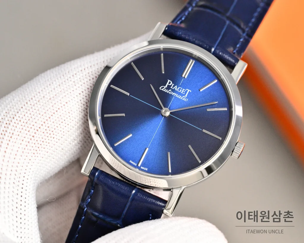 피아제 알티플라노 오토매틱 38mm 브라운 다이얼