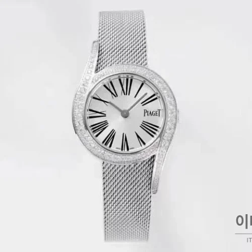 피아제 라임라이트 갈라 스틸 다이아세팅 화이트다이얼 쿼츠 32mm 스틸 브레이슬릿