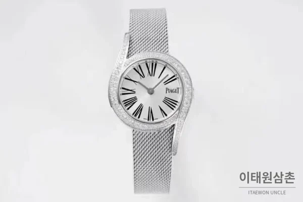 피아제 라임라이트 갈라 스틸 다이아세팅 화이트다이얼 쿼츠 32mm 피아제 라임라이트 갈라 스틸 다이아세팅 화이트다이얼 쿼츠 32mm 스틸 브레이슬릿
