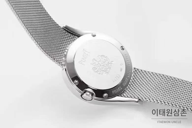 피아제 라임라이트 갈라 스틸 다이아세팅 화이트다이얼 쿼츠 32mm 스틸 브레이슬릿