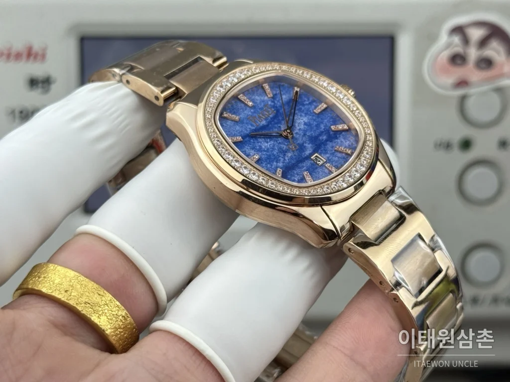 피아제 폴로 오토매틱 42mm 블루 다이얼