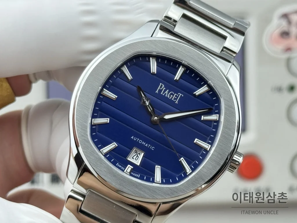 피아제 폴로 오토매틱 42mm 실버 다이얼