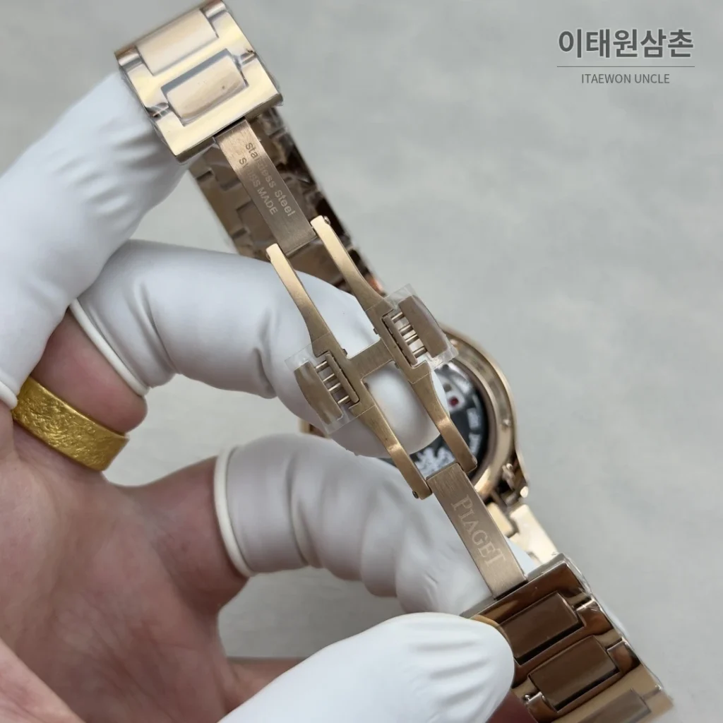 피아제 폴로 오토매틱 42mm 블루 다이얼