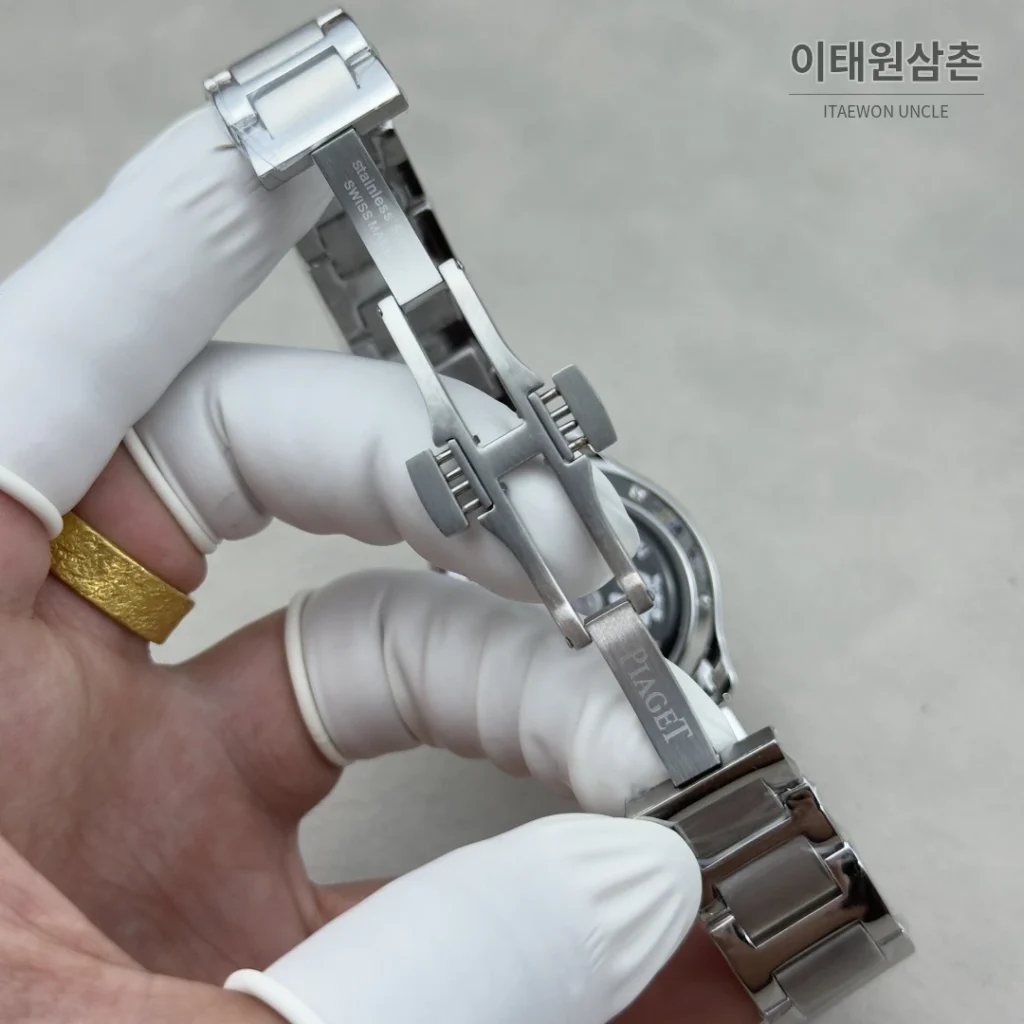 피아제 폴로 오토매틱 42mm 네이비 다이얼