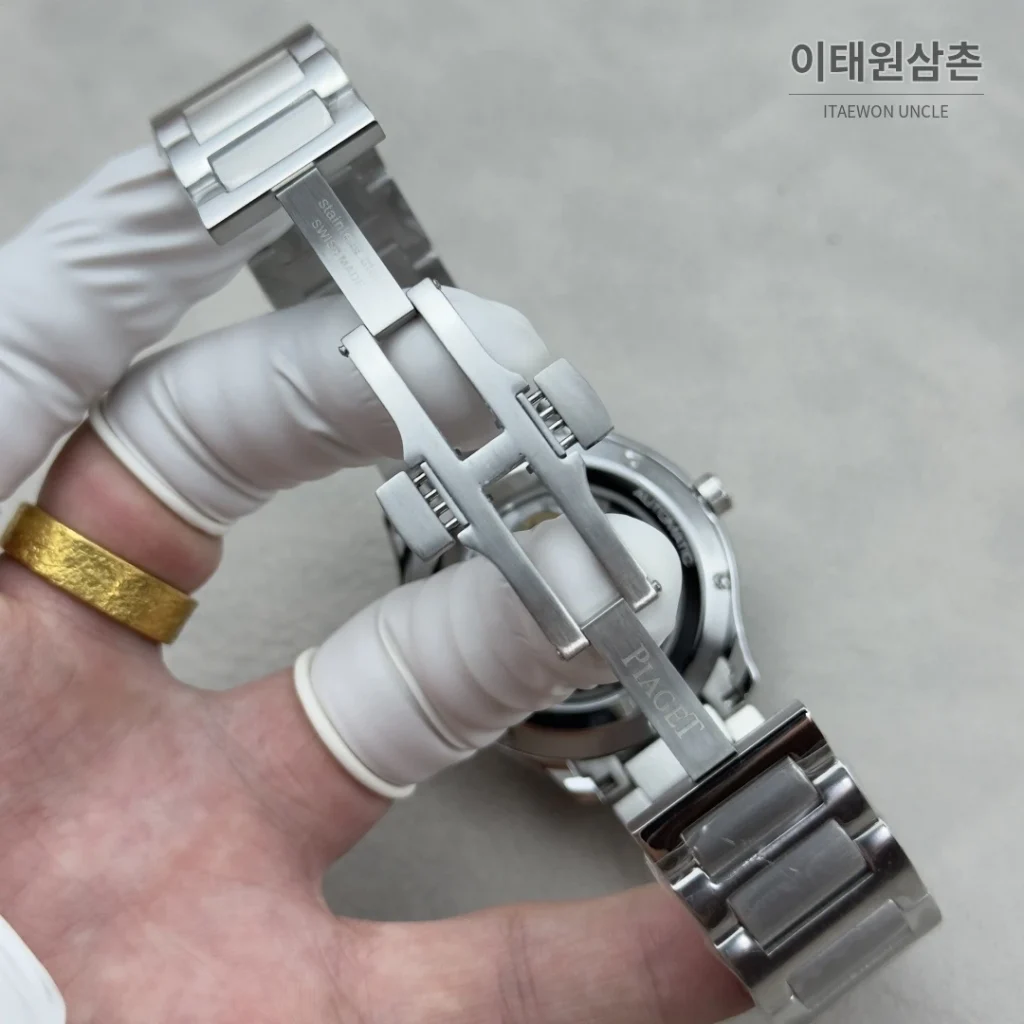 피아제 폴로 오토매틱 42mm 실버 다이얼