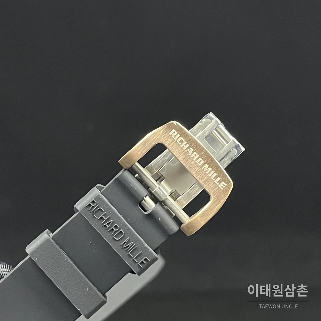 리차드밀 블랙세라믹베젤 블랙다이아 스켈레톤 여성용 시계