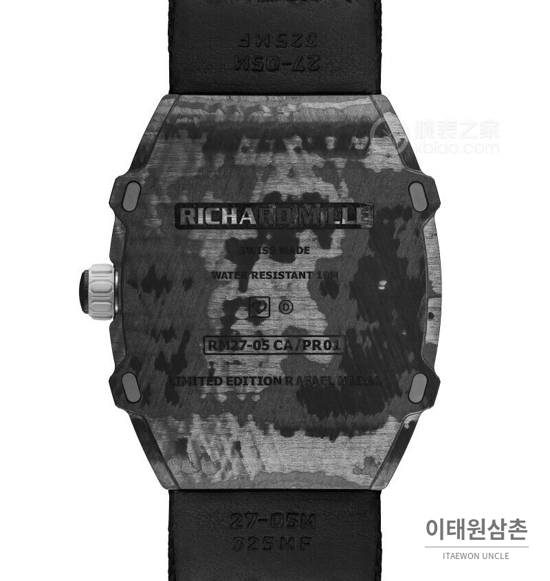 리차드밀 라파엘나달 NTPT카본 블랙베젤 플라잉투르비용 시계 47.25mm (2)