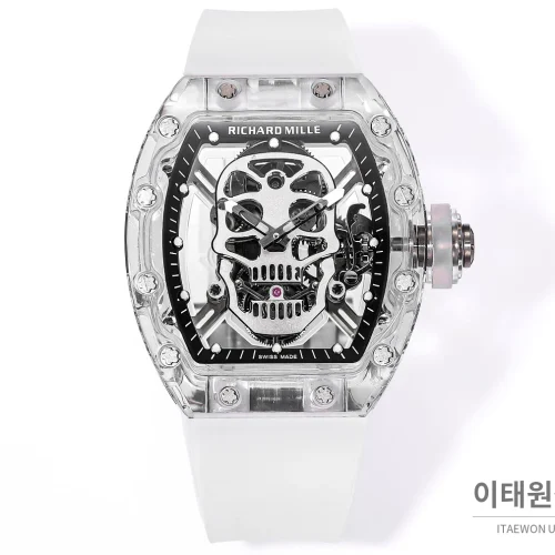 리차드밀 RM052 스컬 투르비용 스켈레톤 수동 50mm 리차드밀 RM052 스컬 투르비용 스켈레톤 수동 50mm