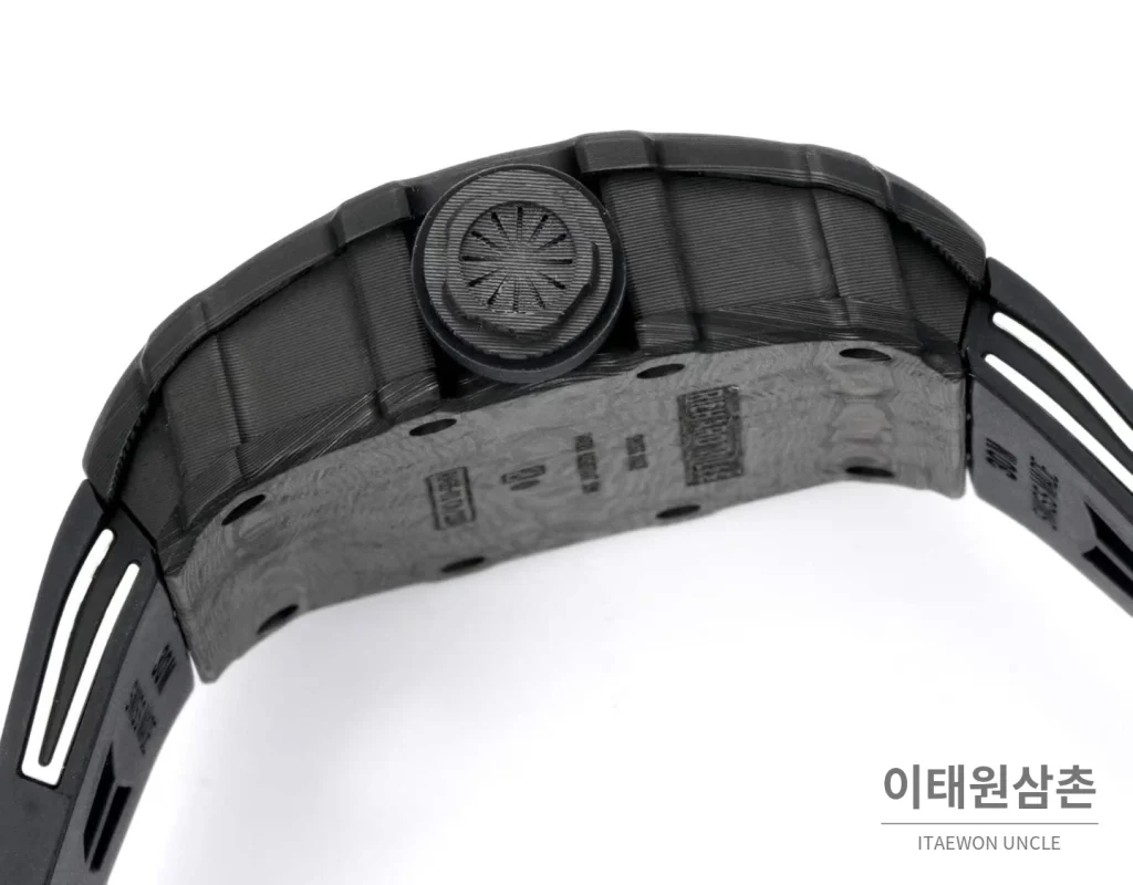 리차드밀 RM35-01 라파엘 나달 카본 스켈레톤 오토매틱 43mm 스켈레톤 다이얼 블랙 러버 스트랩
