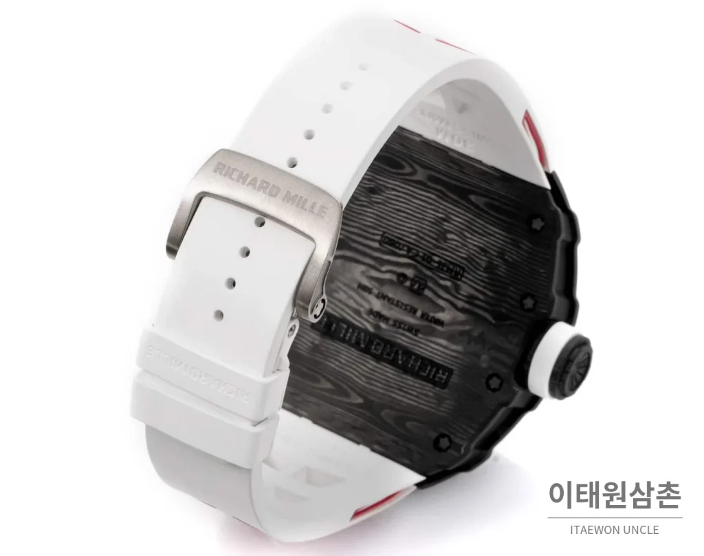 리차드밀 RM35-01 라파엘 나달 카본 스켈레톤 오토매틱 43mm 스켈레톤 다이얼 화이트 러버 스트랩