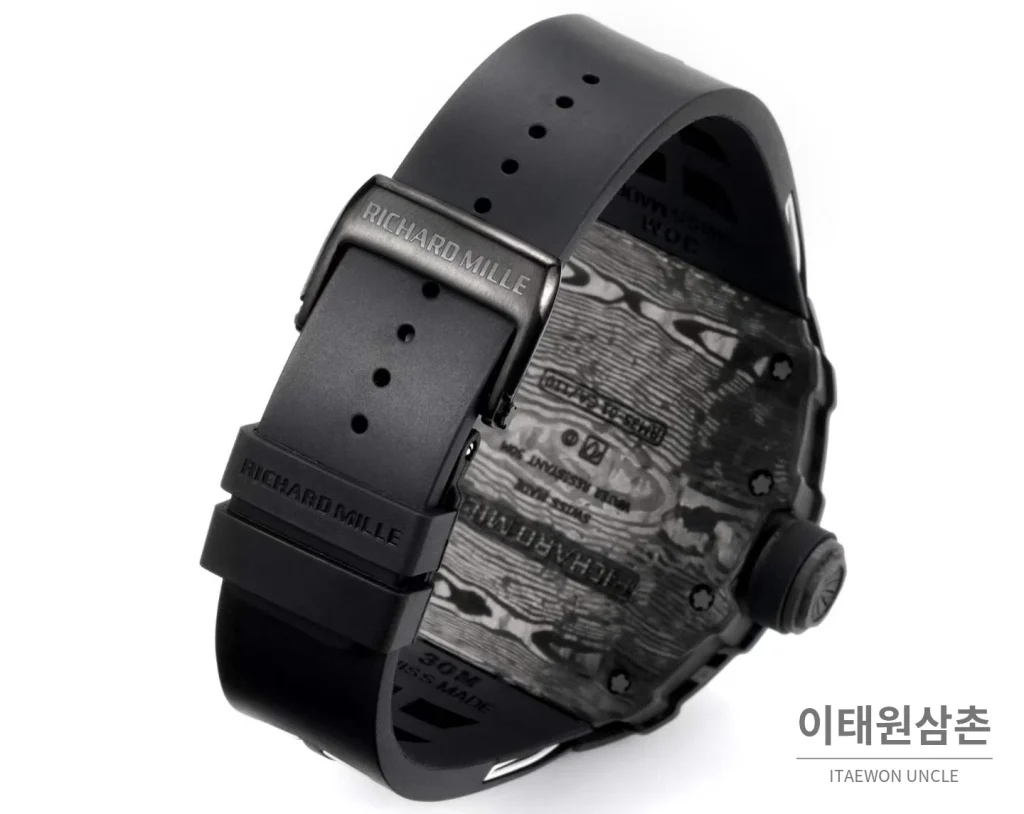 리차드밀 RM35-01 라파엘 나달 카본 스켈레톤 오토매틱 43mm 스켈레톤 다이얼 블랙 러버 스트랩