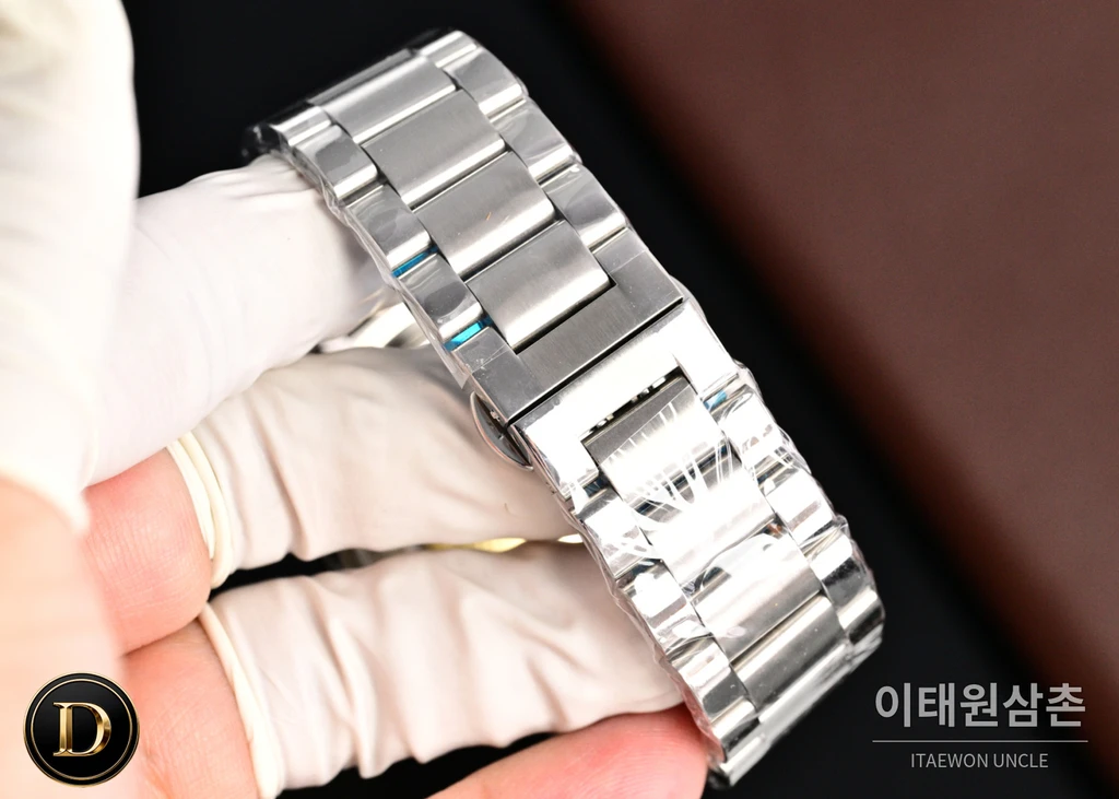 롤렉스 2026 316L 스틸 카프스킨 스트랩 워치 40mm (2)