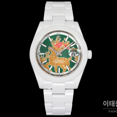 롤렉스 AET 리몰드 크리스마스 디어 풀세라믹 데이트저스트 오토매틱 41mm 롤렉스 AET 리몰드 크리스마스 디어 풀세라믹 데이트저스트 오토매틱 41mm