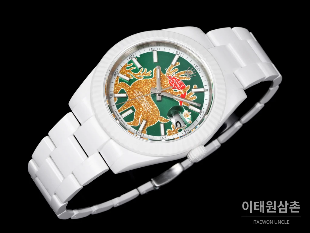 롤렉스 AET 리몰드 크리스마스 디어 풀세라믹 데이트저스트 오토매틱 41mm