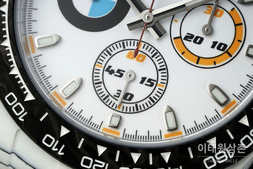 롤렉스 ANT 카본 파이버 BMW엠블럼 커스텀 데이토나 크로노그래프 오토매틱 40mm