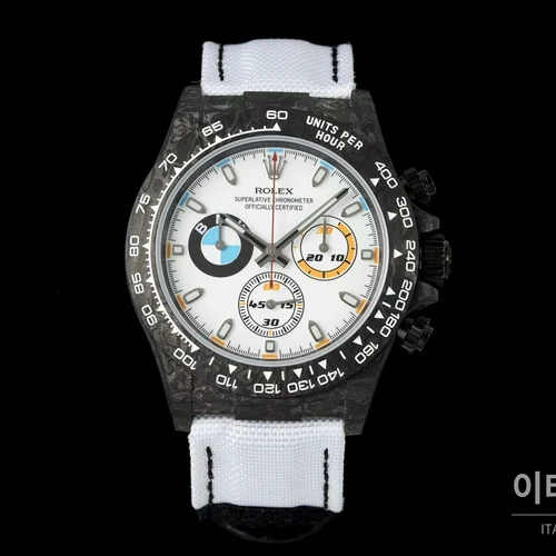 롤렉스 ANT 블랙카본 파이버 BMW엠블럼 커스텀 데이토나 크로노그래프 오토매틱 40mm