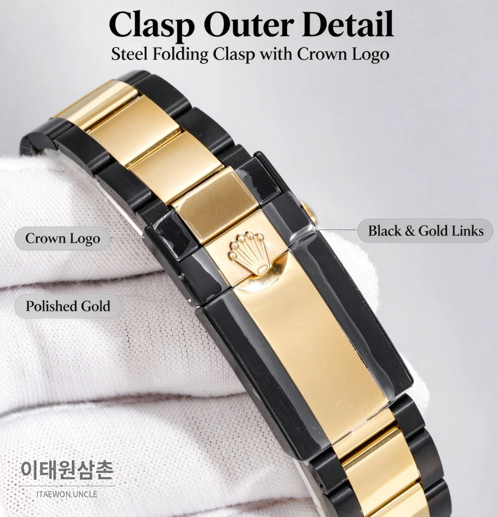 롤렉스 블라켄 데이토나 터쿼이즈 블랙카운터 블랙골드 크로노그래프 40mm