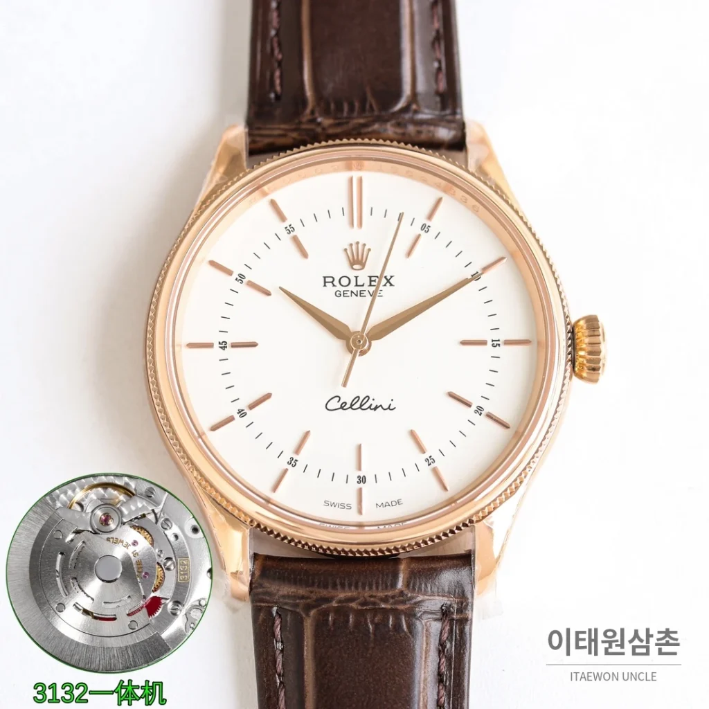 롤렉스 첼리니 오토매틱 39mm