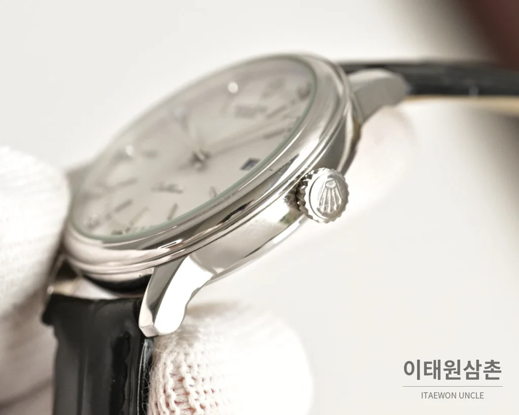 롤렉스 셀리니 데이트 316L 스틸 소가죽 오토매틱 40mm