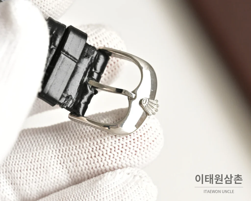 롤렉스 셀리니 데이트 316L 스틸 소가죽 오토매틱 40mm