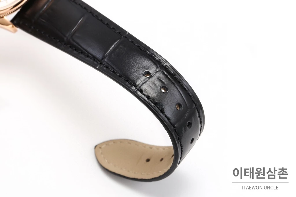 롤렉스 첼리니 문페이즈 18K 로즈 골드 메테오라이트 문페이즈 오토매틱 39mm