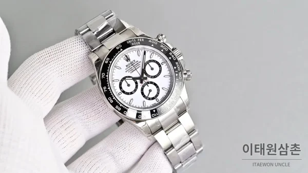 롤렉스 코스모그래프 데이토나 904L 스틸 세라믹베젤 크로노그래프 오토매틱 40mm