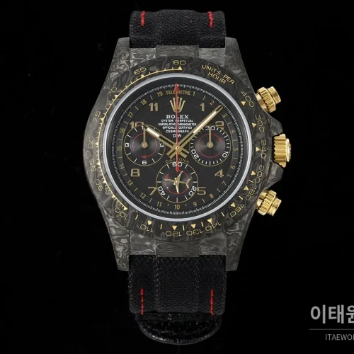 롤렉스 코스모그래프 데이토나 카본 스켈레톤백 크로노그래프 40mm 블랙 다이얼 블랙 나일론 스트랩 블랙 베젤 롤렉스 코스모그래프 데이토나 카본 스켈레톤백 크로노그래프 40mm 블랙 다이얼 블랙 나일론 스트랩 블랙 베젤