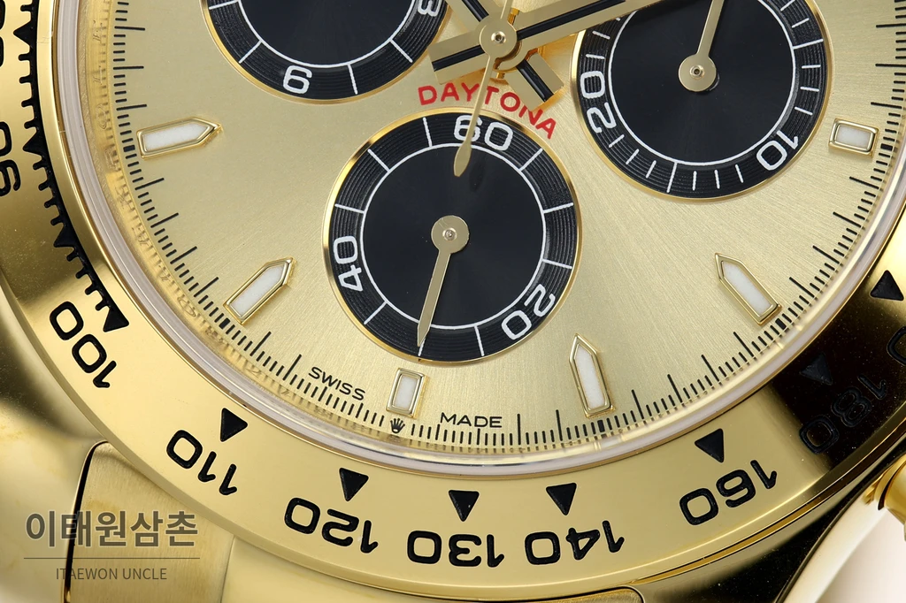 롤렉스 코스모그래프 데이토나 샴페인 블랙 다이얼 오토매틱 40mm