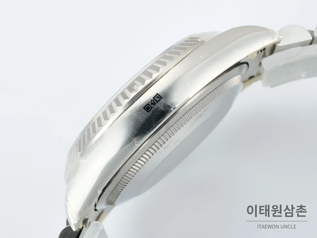 롤렉스 데이트저스트 36 904L 스틸 오토매틱 36mm 블랙 다이얼