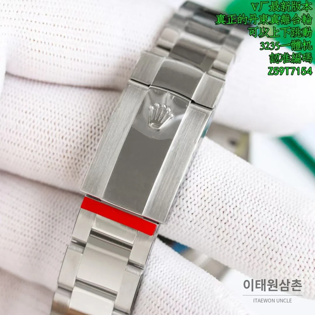 롤렉스 데이트저스트 904L 스틸 에메랄드다이얼 오토매틱 주빌리브레이슬릿 41mm