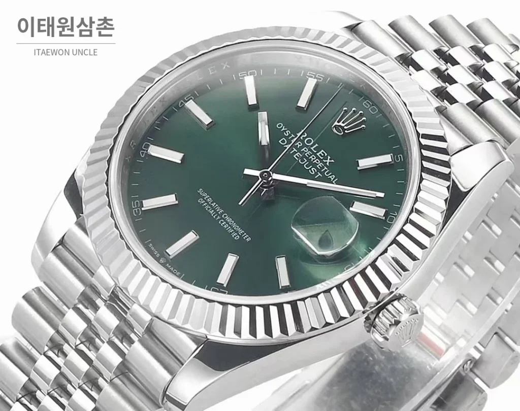 롤렉스 데이저스트 41 블랙 다이얼 오토매틱 41mm (4)