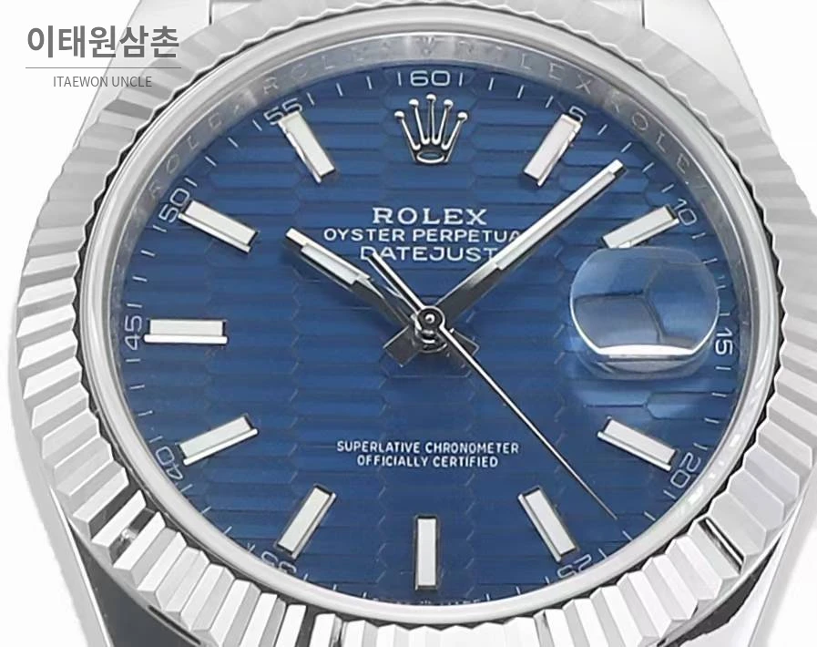 롤렉스 데이저스트 41 블랙 다이얼 오토매틱 41mm (3)