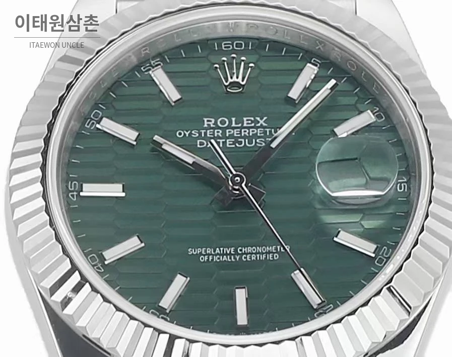롤렉스 데이저스트 41 블랙 다이얼 오토매틱 41mm (5)