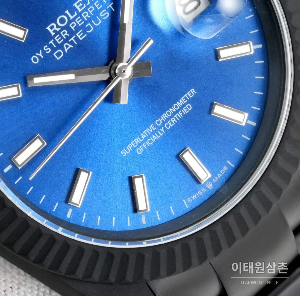 롤렉스 데이트저스트 41 DLC 네이비다이얼 오토매틱 41mm