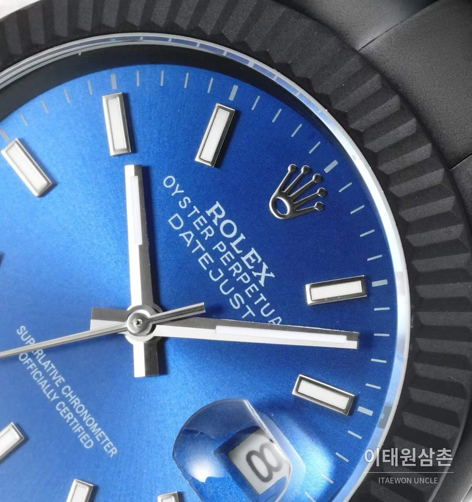 롤렉스 데이트저스트 41 DLC 네이비다이얼 오토매틱 41mm