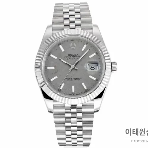 롤렉스 데이트저스트 904L스틸 천연보석다이얼 오토매틱 41mm (2)