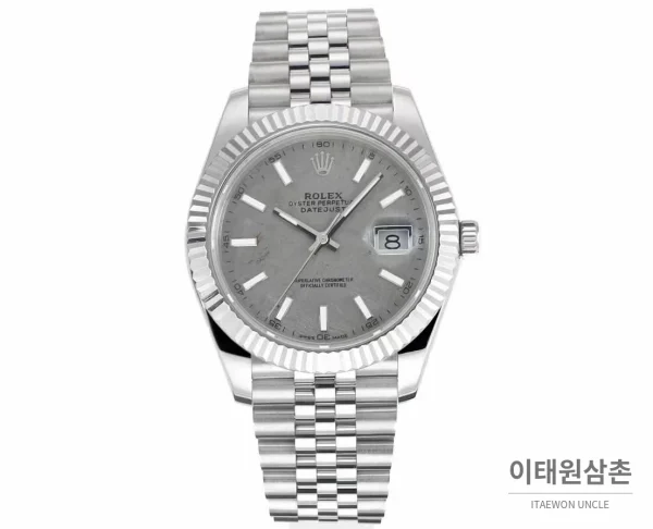 롤렉스 데이트저스트 904L스틸 천연보석다이얼 오토매틱 41mm (2) 롤렉스 데이트저스트 904L스틸 천연보석다이얼 오토매틱 41mm (2)