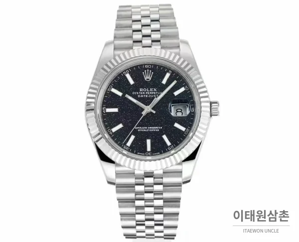 롤렉스 데이트저스트 904L스틸 천연보석다이얼 오토매틱 41mm (4) 롤렉스 데이트저스트 904L스틸 천연보석다이얼 오토매틱 41mm (4)