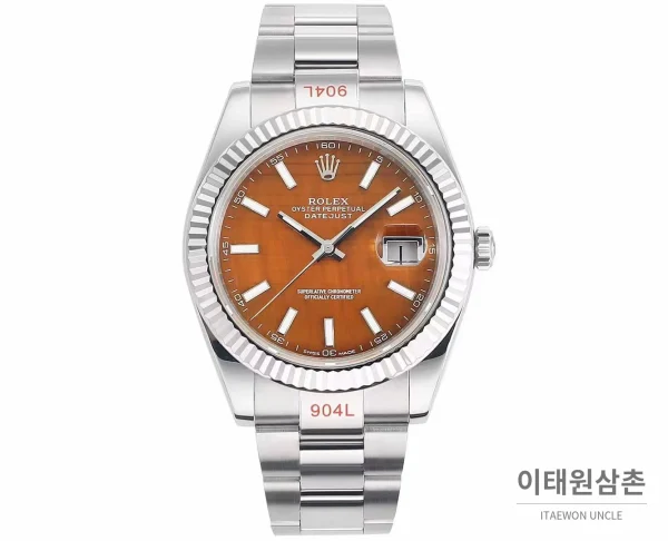 롤렉스 데이트저스트 904L스틸 천연보석다이얼 오토매틱 41mm (5) 롤렉스 데이트저스트 904L스틸 천연보석다이얼 오토매틱 41mm (5)