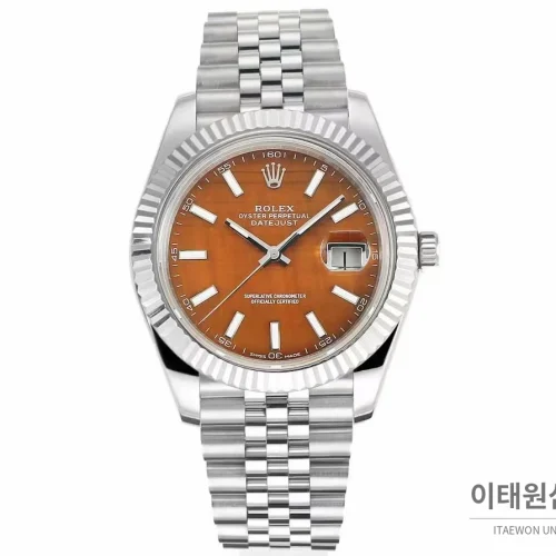 롤렉스 데이트저스트 904L스틸 천연보석다이얼 오토매틱 41mm (6)